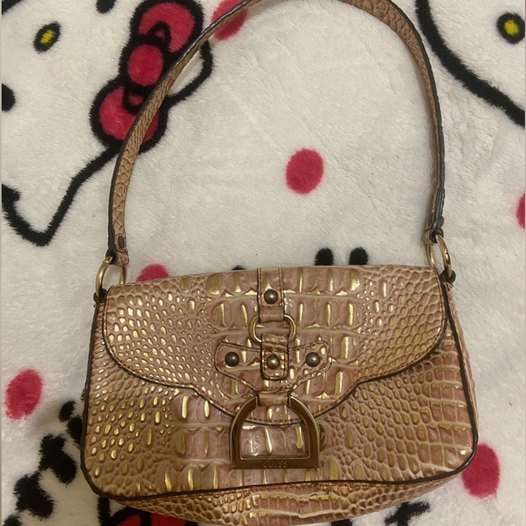 Guess leather print/animal print hand bag🌸 - Picture 1 of 4